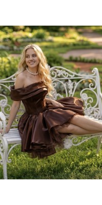 Платье 0-150/2 шоколад