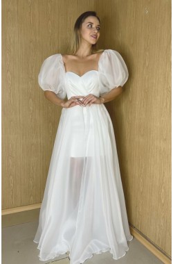 Платье-комплект 0-38 белое