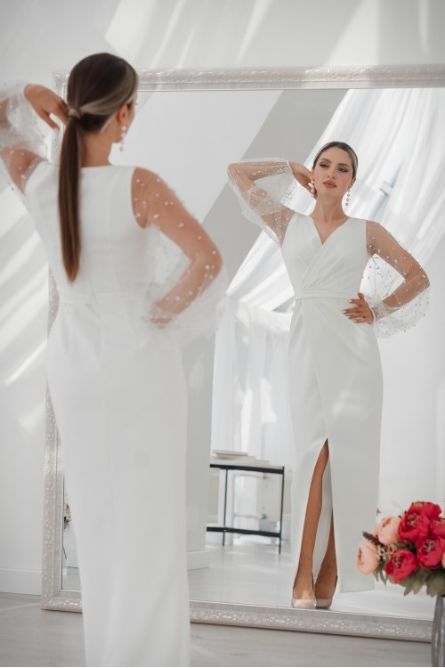 Платье Элли люкс айвори макси