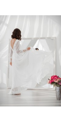 Платье ЛЕБЕДУШКА 0-36 белое