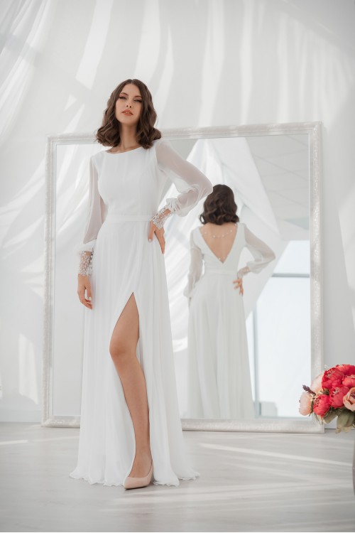 Платье ЛЕБЕДУШКА 0-36 белое