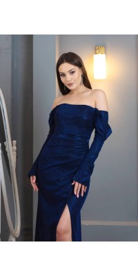 Платье вечернее макси Vip lady 0-67 с митенками Платье вечернее макси Vip lady 0-67 с митенками