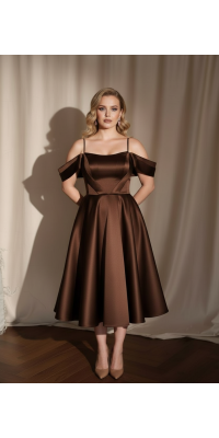 Платье шоколад 0-148/1