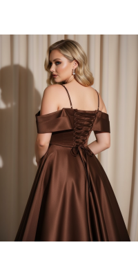 Платье шоколад 0-148/1