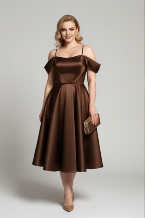 Платье шоколад 0-148/1