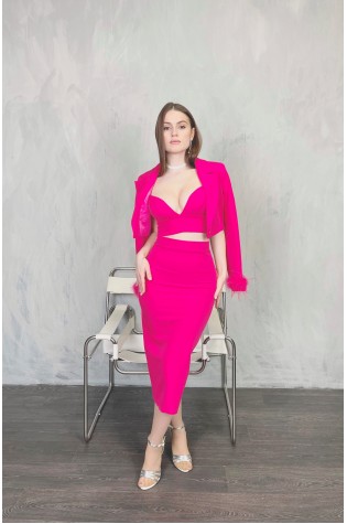 Костюм 3-ка АДЕЛИНА малина