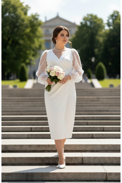 Платье миди Элли люкс айвори Платье миди Элли люкс айвори