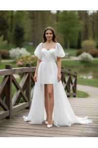 Платье-комплект 0-38 белое