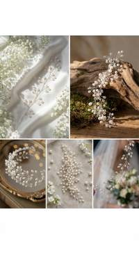 Украшение на голову веточка