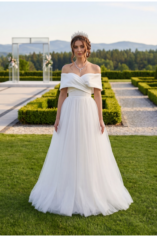 Платье 39-09 блеск свадебное