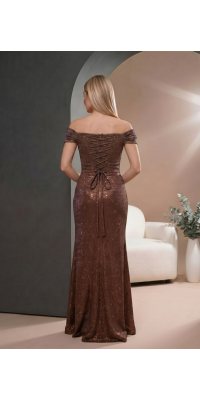 Платье вечернее макси Vip lady 0-67 с митенками