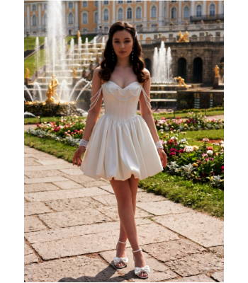 Платье 0-110 (Айвори)