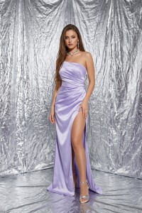 Платье макси шелк цв. лиловое Платье макси шелк цв. лиловое