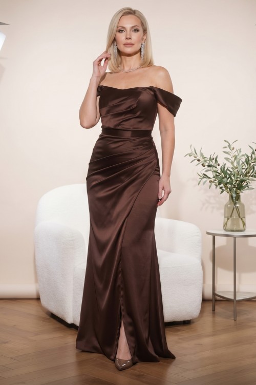 Платье 0-146 шоколад